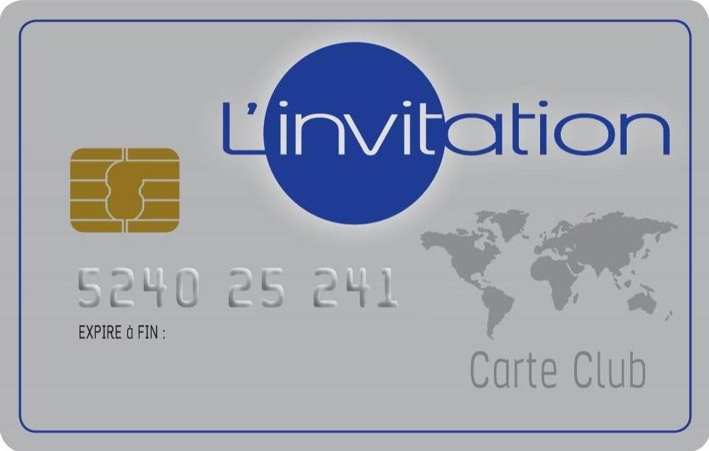 carte de réduction L'Invitation
