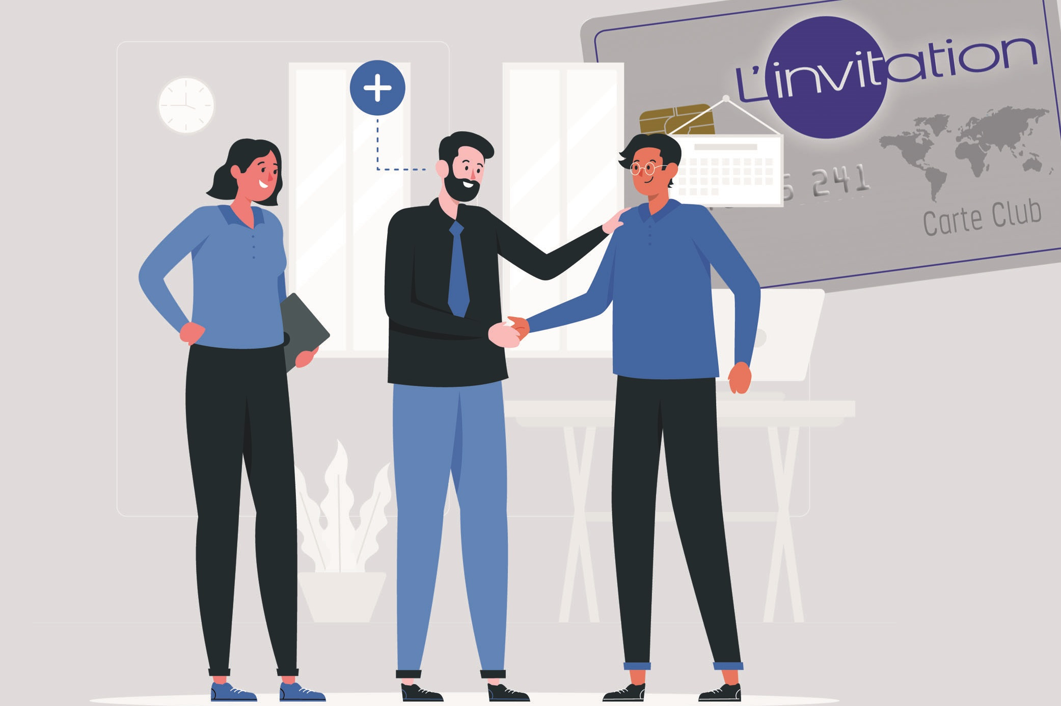 carte de réduction L'Invitation